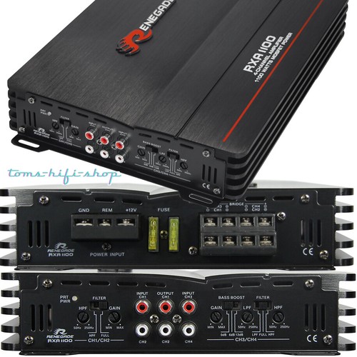 Renegade 1100 watt kanal - watt, 4-kanal