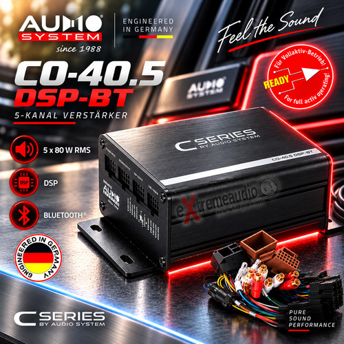 Audio system plug - system, plug&play