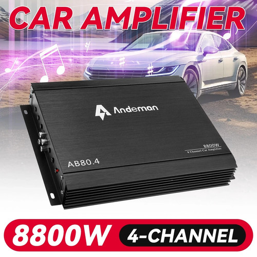 8800w kanal auto - 4-kanal, verstärker