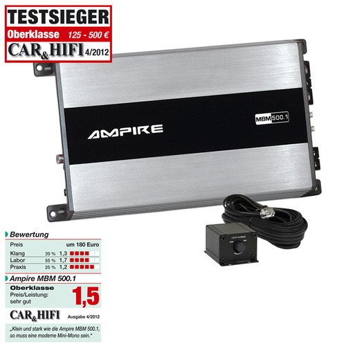 Ampire mbm500 bass mono - mbm500.1-3g,